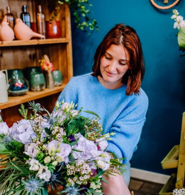 Johanna Rodriguez, artisan fleuriste à Villefranche de Lauragais, Haute-Haronne (31)